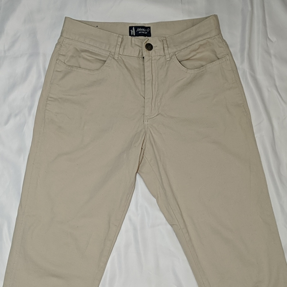 johnnie-O Cotton Stretch Light Khaki Pants